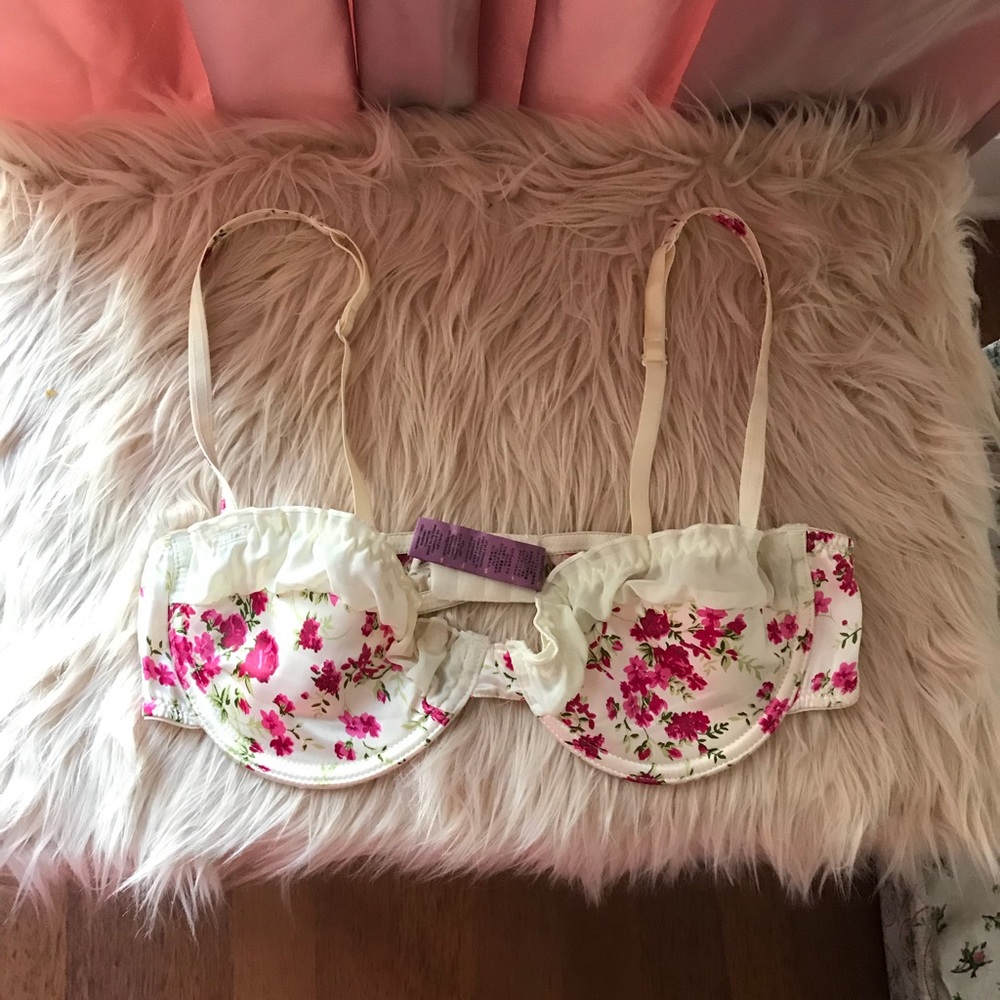Forever 21 Floral Bra